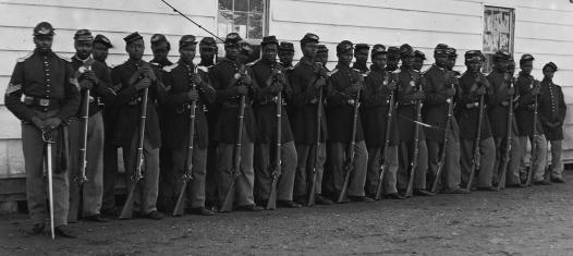 View of the 4th United States Colored Troops