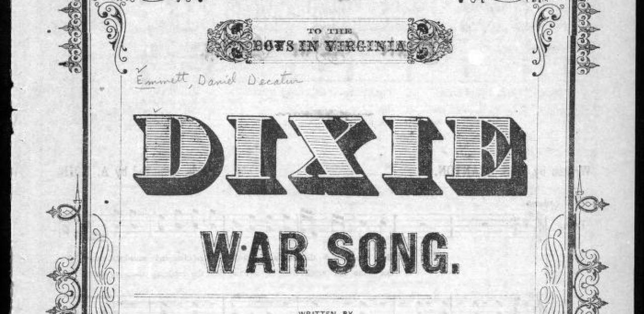 Dixie War Song Sheet Music