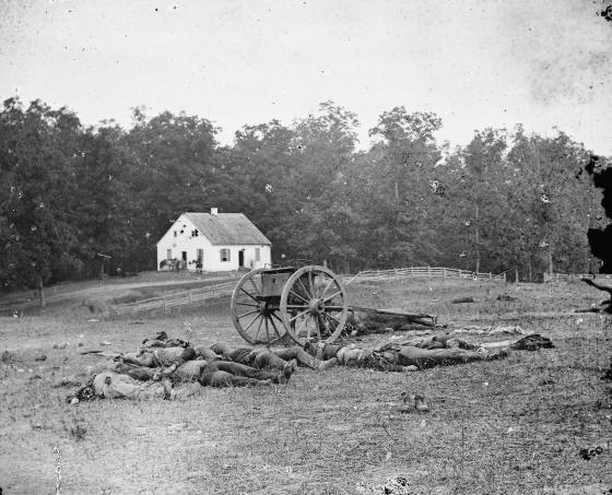 Confederate Dead Before the Dunker Church