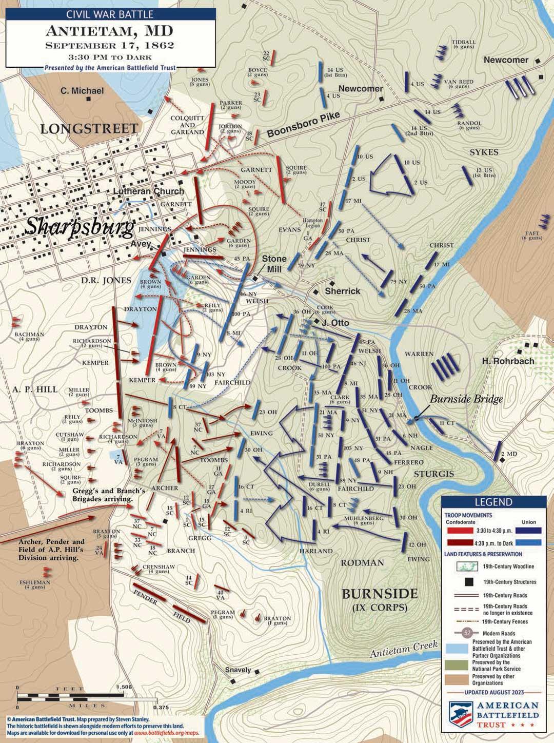 Antietam | Final Assault | Sep 17, 1862 | 3:30 pm - Dark