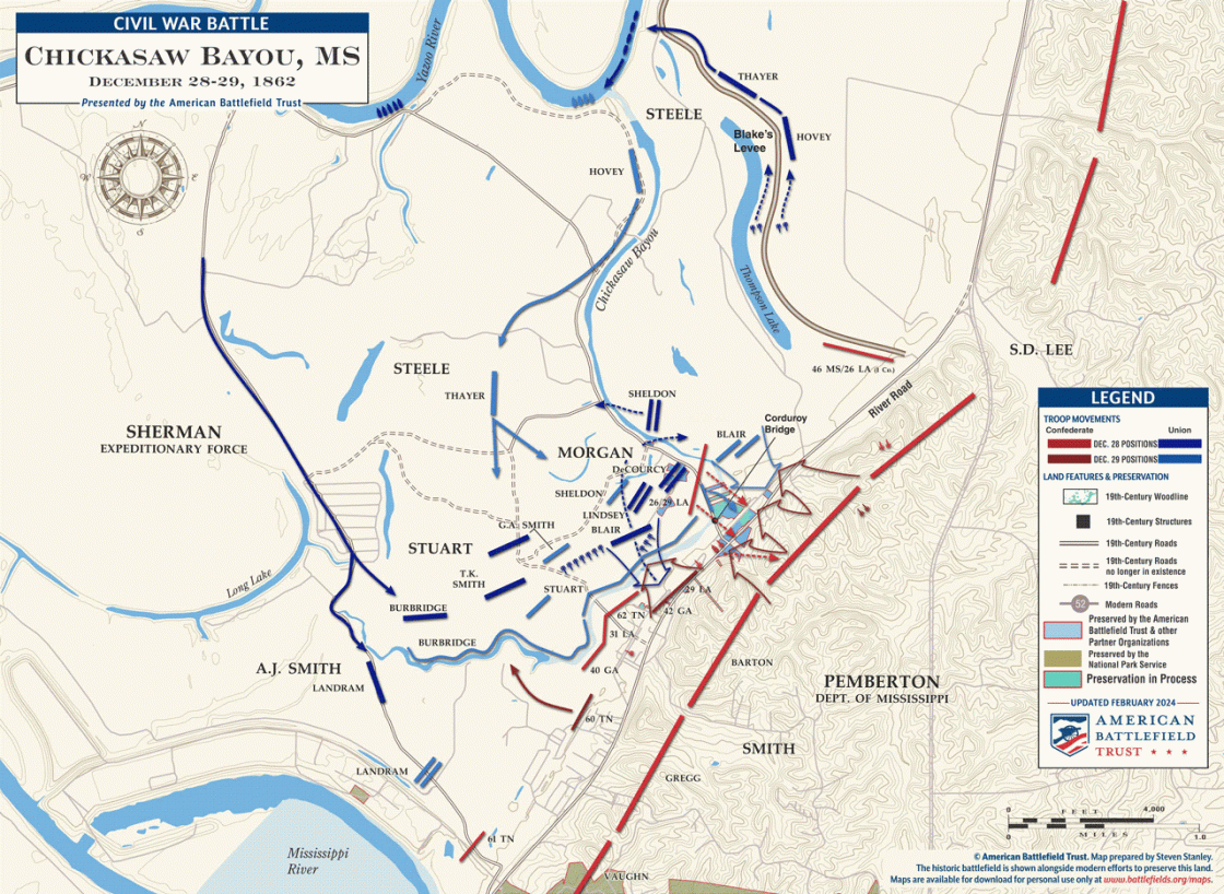 Chickasaw Bayou | Dec 28-29, 1862