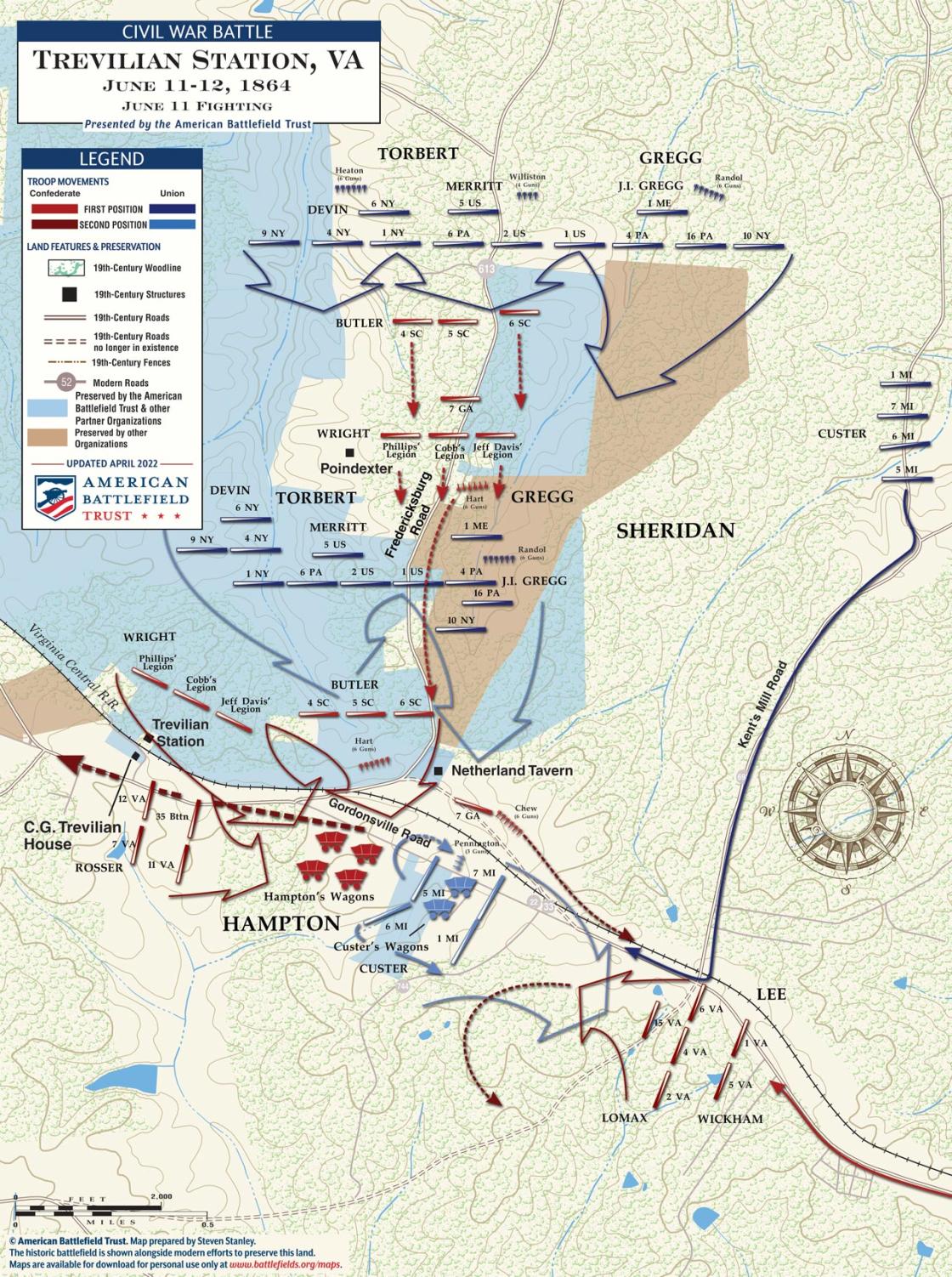 Trevilian Station | Day One Fighting | June 11, 1864 (April 2022)